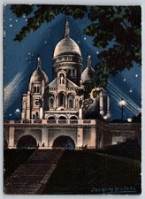 Paris  Le Sacre Coeur   France   Postcard