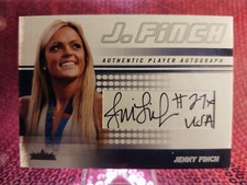 Jennie Finch 🥎 2005 FLEER RC AUTO 280/300 #FAJF  Error w/ 