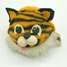Vintage Russ Berrie Tummy Striped Tiger Plush Bean Bag Bottom 1973 Made in USA