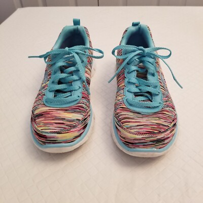 Skechers Women s Sneakers Size 8  Lite-Weight Flex Sole Shoes 12453