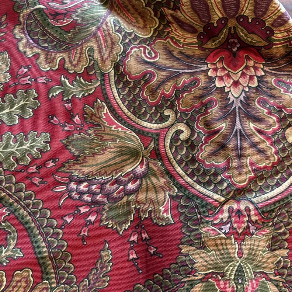 1 1/2 Yards Raymond Waites Mill Creek Upholstery Fabric Ancient King Material - Image 3 of 4