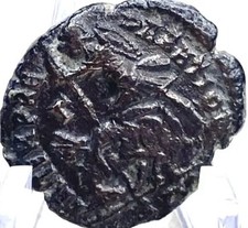 Battle Scene Ancient Roman Coin 348-350 AD Constantius II Genuine
