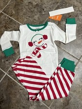 Gymboree Girl 2T Gymmies Snowman Holiday Snowgirl Pajamas NWT PJs White