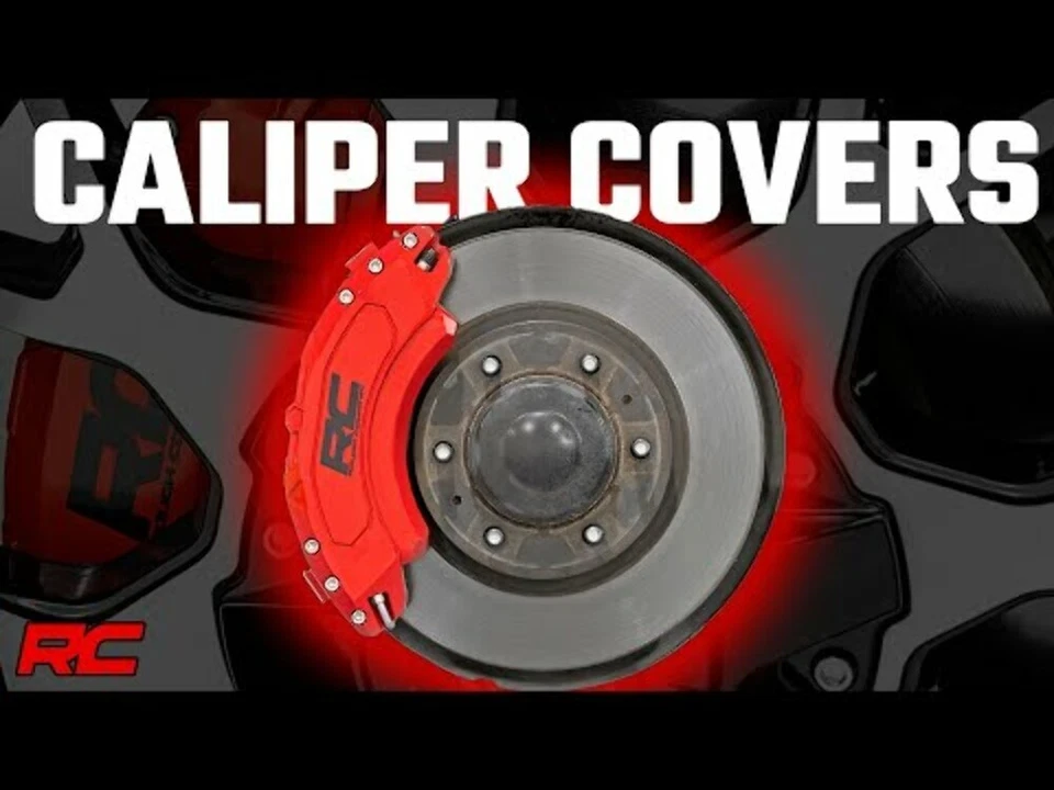 Rough Country Caliper Cover Red For Toyota 4-Runner 2WD/4WD 2003-2021 - Image 3 of 4