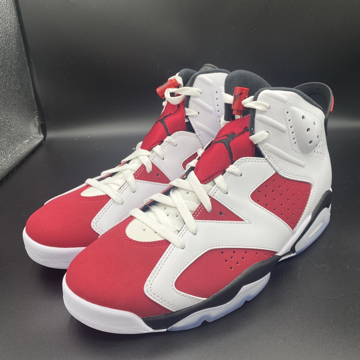 Nike Air Jordan 6 Retro OG Carmine 2021 Men's Size 11.5 White Red
