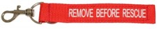 Anhänger REMOVE BEFORE RESCUE TEE-UU