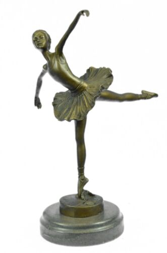 Bronze Handarbeit Kunst Skulptur Prima Ballerina Tänzerin Ballett Statue Metall Geschenk - Bild 1 von 7