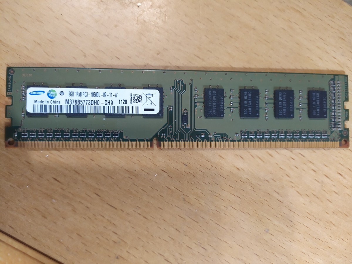 RAM 2GB Samsung M378B5773DH0-CH9 PC3-10600U DDR3-1333 240 pin