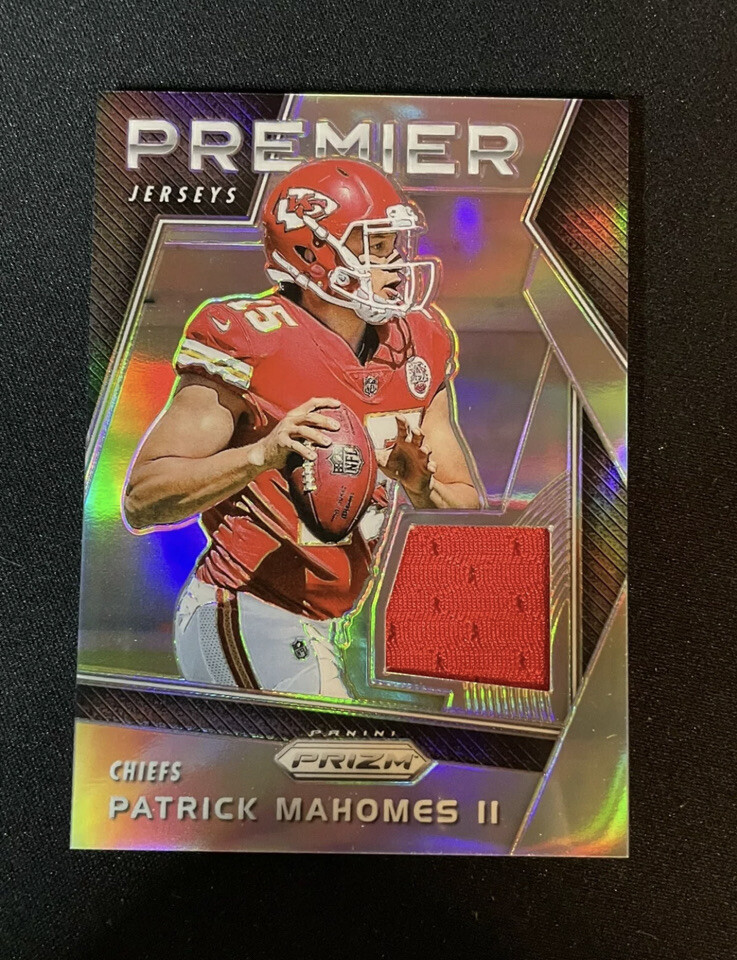 2017 Patrick Mahomes Panini Prizm  #24 Silver Premier Jerseys Red Rookie RC GEM!