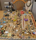 Huge Rare Antique True Vintage High End Costume Jewelry Estate Lot 325+ Pieces