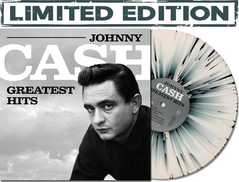 Johnny Cash - Greatest Hits LP 12" Colored Vinyl Record - Limited Edition