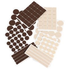 DIDONSO 168 PCS Felt Furniture Pads - Self Adhesive Floor Protectors Hardwood
