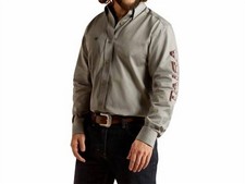 Ariat Men's Team Logo Twill Classic Fit Shirt Size L REG