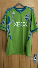 Seattle Sounders FC 2009/10 Home Shirt Adidas ClimaCool Xbox Football Jersey L