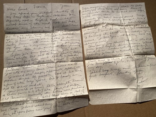 Grande Lotto Lettere D-Day Sbarco Patton Germania Francia Belgio Prigionieri Cechi - Foto 4 di 23