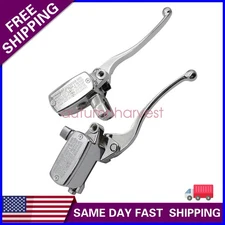 Chrome Brake Master Cylinder Clutch Levers for Suzuki Intruder 800 1400 94-04