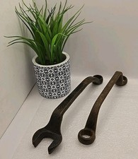 Antique Ford Wrench Set of 2 - Box Offset And Open End Combo - USA Made 