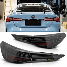 Voll LED R�ckleuchten Set f�r BMW 4er G22 / G23 ab 2020 in smoke Coupe & Cabrio