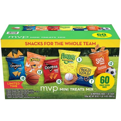 Frito-Lay MVP Mini Treat Mix Variety Pack Chips, 60 ct. FREE SHIPPING