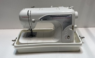 Singer Electronic Power Control Sewing Machine White with Foot Pedal & Case