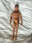 1964 Hasbro GI Joe Brown Flocked Hair Blue Eyes Action Figure