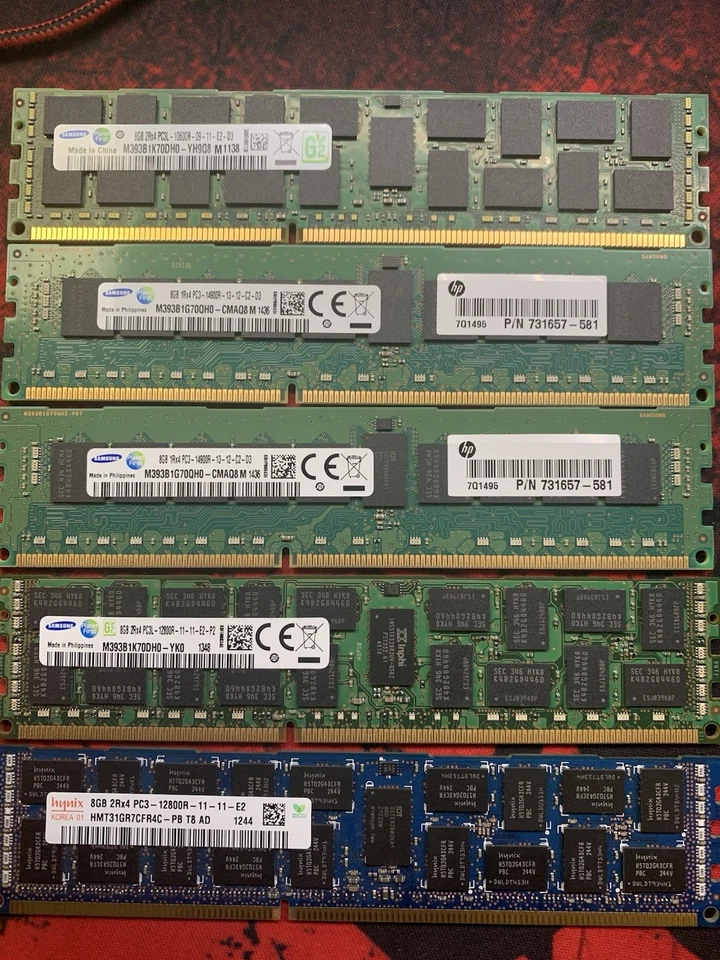 Lot Of 5 8gb RAM - Image 4 of 4