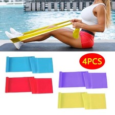 4 Heavy Duty Exercise Resistance Bands Fitness GYM Powerlift Pull Up Assist Band