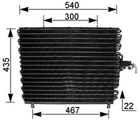 1X Mahle Ac 166 000S Kondensator Klimaanlage FüR Mercedes-Benz