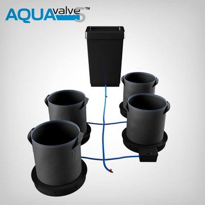 Autopot 1Pot XXL Bewässerungsset 4x35L FlexiPots+Tank Stromlos AQUAvalve5 Grow