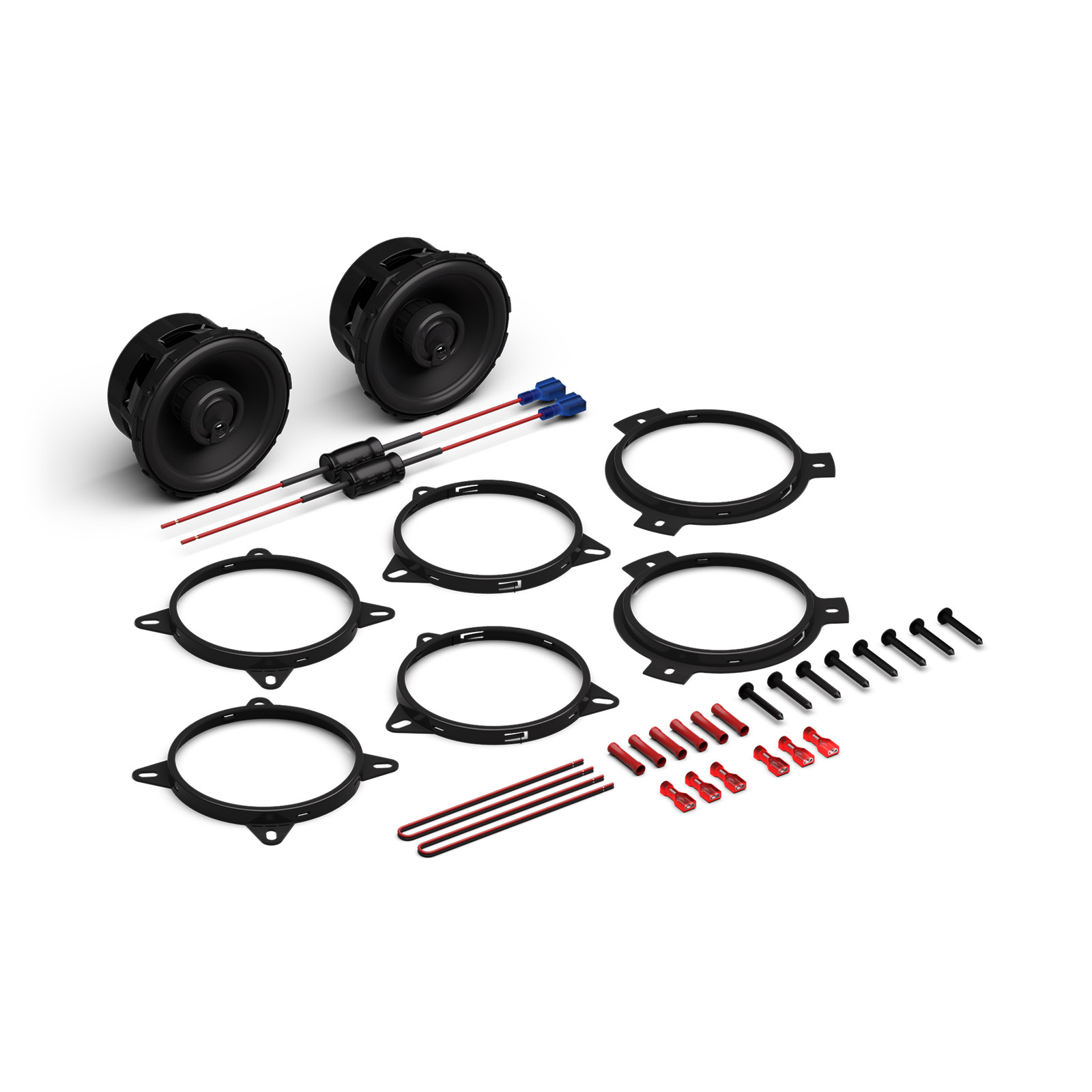 Rockford Fosgate P1V2-4 Punch Series 4" 3-Way Coaxial Speaker 75W RMS Power