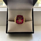 VTG Gold Tone BPOE Elks Ring Adjustable Size