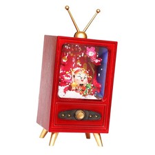 Snow Music TV Decorations Ornament with Music Sculpture Photo Props for Indoor