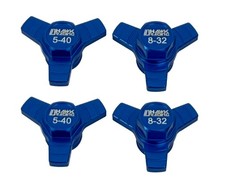 Aluminum Wheel Knock Offs Blue For Team Associated Rc10 Worlds Car Rc10gt Rc10t