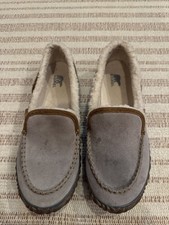 Women  s Sorel Tremblant Slipper Gray Suede Sz 10 GUC