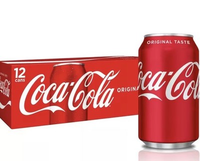 Coca-Cola Classic Soda Pop Fridge Pack, 12 fl oz Cans, 12 Pack