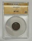 1911-S San Francisco Lincoln Wheat Cent ANACS VF 20 Better Date
