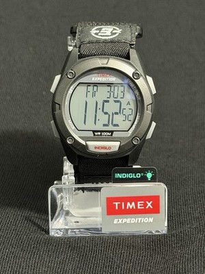Timex Men's Expedition Digital CAT5 41mm Watch Black/Digital Gray/Black New