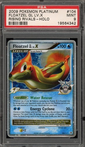 Floatzel GL LV.X graded PSA 9 for sale on eBay