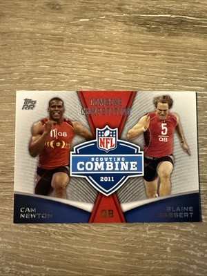 2011 Topps Rookie Rising - CAM NEWTON RC - GABBERT - Scouting Combine Insert