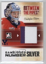2010-11 ITG Between the Pipes Game-Used 1/1 Christopher Gibson #M-06 0c3