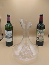 Iceberg shaped wine carafe red wine decanter hand blown birthday present 