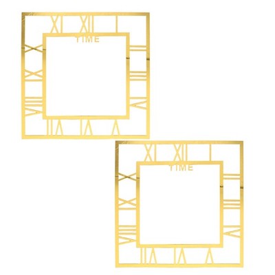  2 Pcs Digital Clock Sticker Decal Wall Decor Bedroom Decorations
