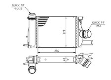 MTR Ladeluftkühler 13054398 für DACIA LOGAN 2 MCV DOKKER Großraumlimousine TCe 4