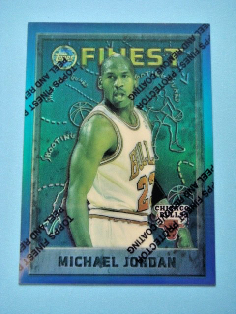1995/96 Topps Finest Michael Jordan Refractor #229 MINT BULLS