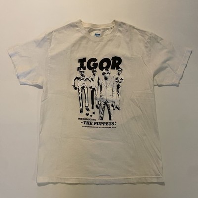 2019 Igor Tyler the Creator The Puppets Tour T-Shirt White Adult XL The Arena