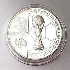 Bulgaria 5 Leva 2003 Proof Silver 925 Ø38.8mm 28.3g FIFA World Cup Soccer World Cup 2006 103.22 per troy oz