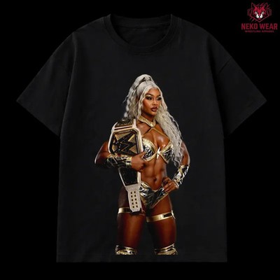 Jade Cargill WWE Wrestling T Shirt Hoodie 100% Cotton, Storm Powerhouse Graphic