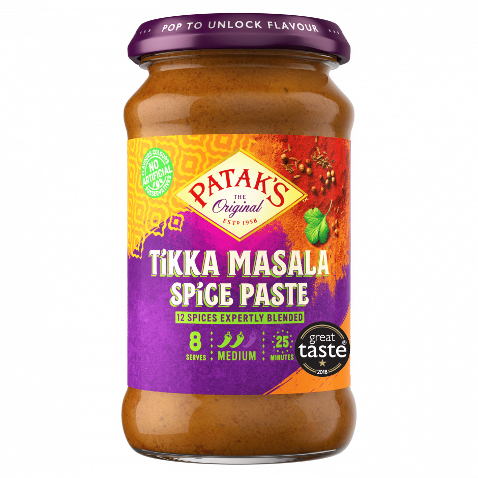 Tikka Masala Paste 2 X 283g Pataks Curry Paste Indische Currypaste Medium scharf