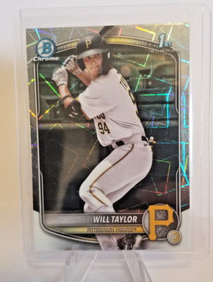 Will Taylor Bowman Chrome Prospects 1st Bowman #BCP-179 Laser