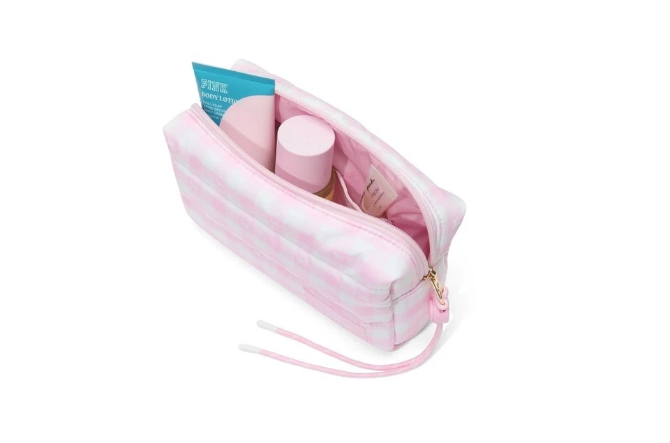 Victoria’s Secret ROSA x Love Shack Elegante Bolso de Maquillaje Icono Guinga Nuevo Foto 4 de 4